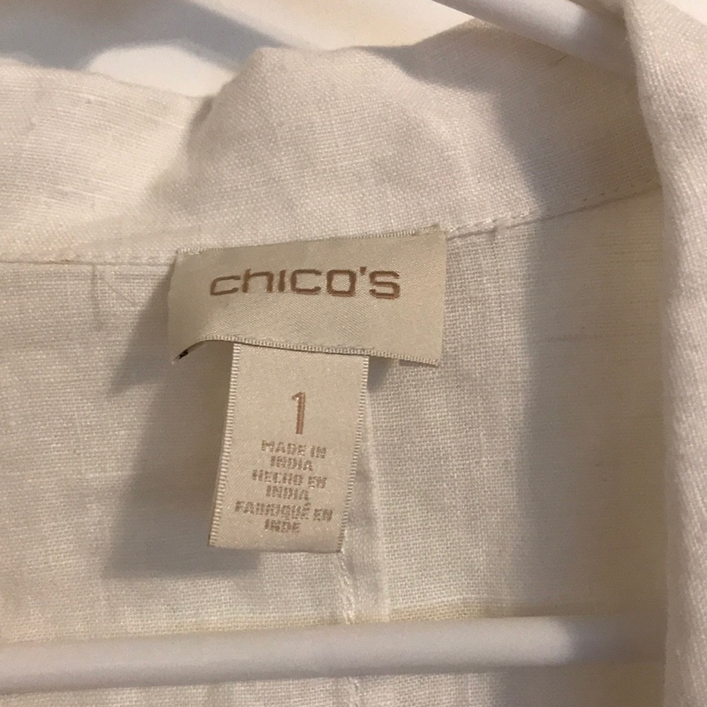 Chico’s Linen Jacket - Picture 2 of 2